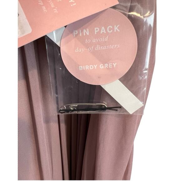 BIRDY GREY KIKO DRESS MESH MAUVE BRIDAL NWT - Picture 11 of 16